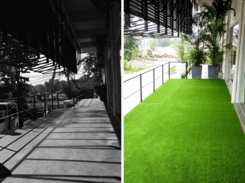 balcony artificial grass